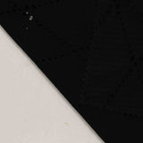 Black Openwork-Diamond Jacquard, Viscose — photo 2