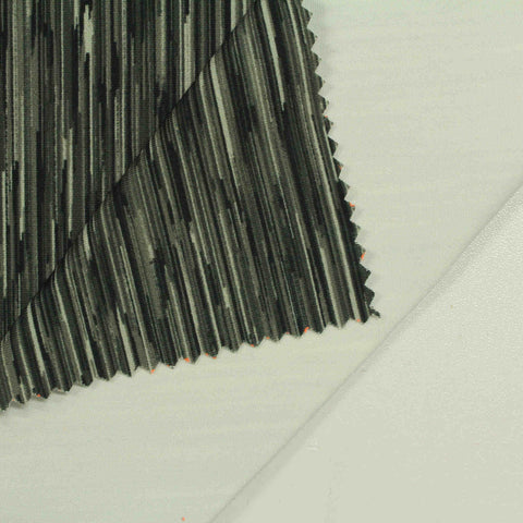 Dark Green Diagonal-Dash Knit, Polyester