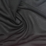 Acetate Polyester Jersey Knit Fabric, 110 gsm, 125 cm — Black — photo 2