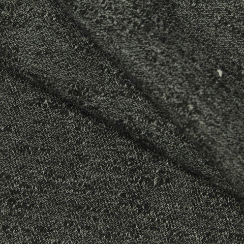 Dark Grey Marl French Terry, Poly-Cotton, 270 gsm, 165 cm