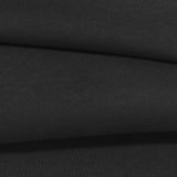 Polyester Cotton Stretch Fleece Fabric, 340 gsm, 188 cm — Black — photo 2