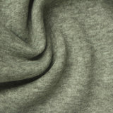 Heathered Grey-Green Marl Jersey Knit, Polyester — photo 2