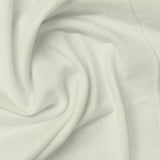 Cotton Polyester Stretch Jersey Knit Fabric, 135 gsm, 180 cm — White — photo 2