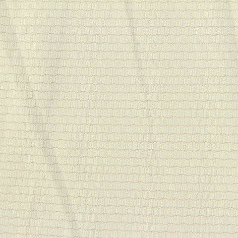 Cream Check Jacquard, Polyester