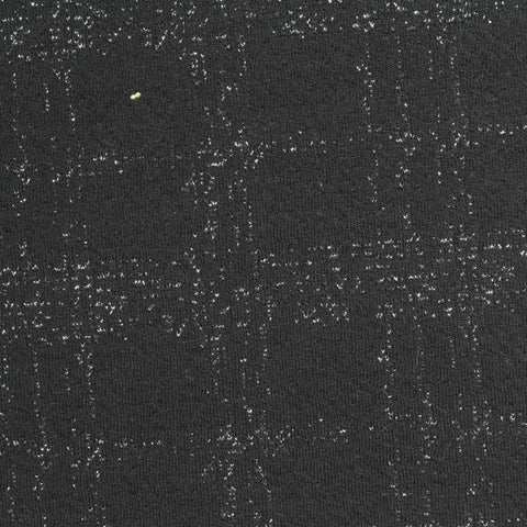 White Grid Interlock Knit, Polyester