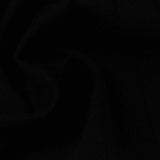 Viscose Nylon Stretch Ponte Knit Fabric, 290 gsm, 160 cm — Black — photo 2