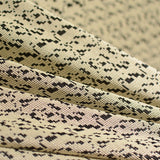 Dark Brown Abstract Chunky Knit, Polyester — photo 2
