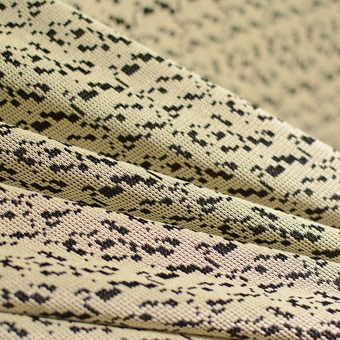 Dark Brown Abstract Chunky Knit, Polyester