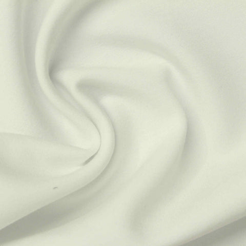 Polyester Modal Stretch Scuba Knit Fabric, 320 gsm, 158 cm — White