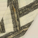 Cream Stripes Rib Knit, Poly-Viscose — photo 2