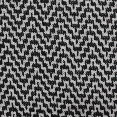 Black Textured Jacquard
