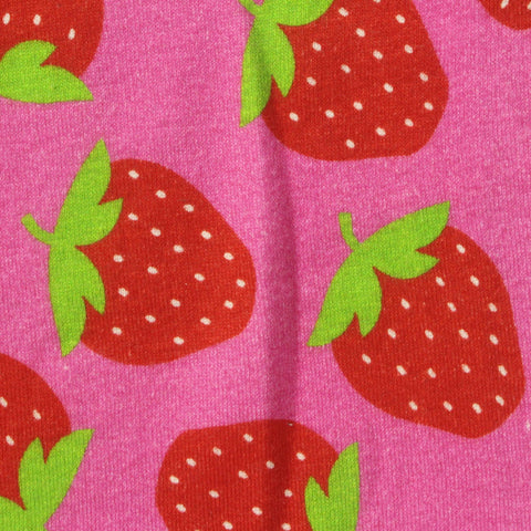 Bold Floral Washed 100% Cotton Rib Knit Fabric, 200 gsm — Pink