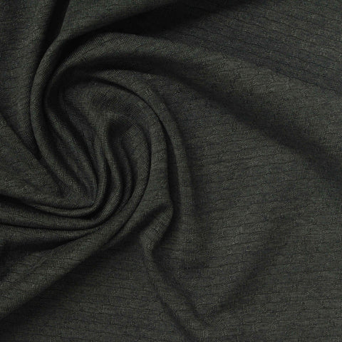 Dark Grey Geometric Jersey Knit, Polyester, 200 gsm