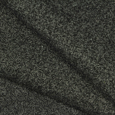 Dark Grey Marl Ponte Knit, Poly-Viscose, 330 gsm, 160 cm