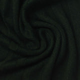 Viscose Polyester Blend Stretch Rib Knit Fabric, 300 gsm, 160 cm — Green — photo 2