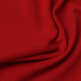Polyester Viscose Stretch Ponte Knit Fabric, 350 gsm, 170 cm — Red — photo 2
