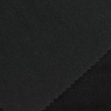 Polyester Cotton Stretch Velvet Fabric, 280 gsm, 165 cm — Black — photo 2