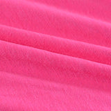 Slub Polyester Cotton Jersey Knit Fabric, 148 gsm, 163 cm — Pink — photo 2