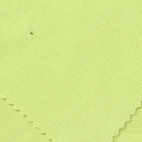 Polyester Cotton Stretch Piqué Knit Fabric, 225 gsm, 142 cm — Green