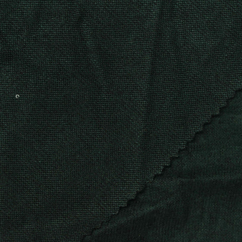 Viscose Polyester Stretch Chunky Knit Fabric, 219 gsm, 168 cm — Green