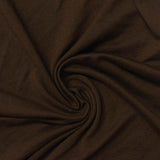 Polyester Stretch Milk Silk Knit Fabric, 175 gsm, 180 cm — Brown — photo 2