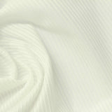 Cream Stripes Rib Knit, Polyester — photo 2