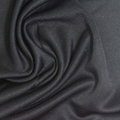 Polyester Viscose Stretch Scuba Knit Fabric, 220 gsm, 170 cm — Grey