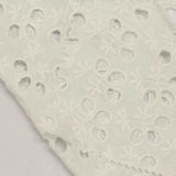 White Floral Knit, Cotton — photo 2