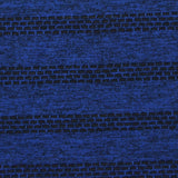 Blue Horizontal-Stripe Jacquard, Polyester — photo 2