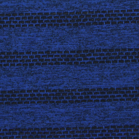 Blue Horizontal-Stripe Jacquard, Polyester, 145 gsm