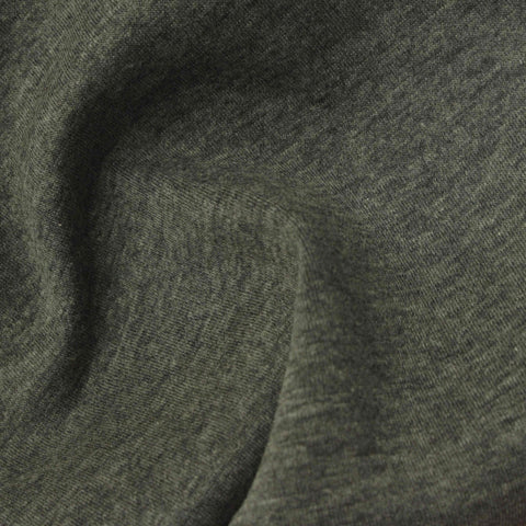 Heather Polyester Stretch Scuba Knit Fabric, 230 gsm, 180 cm