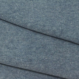 Blue-Grey Marl Rib Knit, Poly-Cotton — photo 2