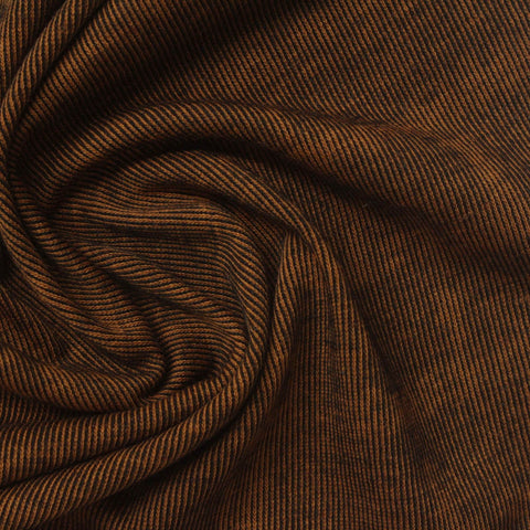 Cotton Polyester Jersey Knit Fabric, 164 gsm, 146 cm — Brown