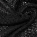 100% Polyester Chunky Knit Fabric, 276 gsm, 165 cm — Black — photo 2