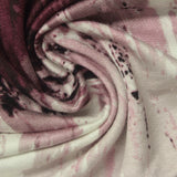 Pink Brushstroke French Terry, Viscose — photo 2