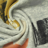 Yellow Abstract Knit, Polyester — photo 2