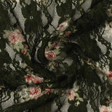 Pink Floral Lace, Nylon — photo 2
