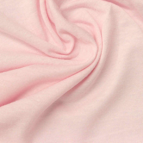 Polyester Cotton Jersey Knit Fabric, 135 gsm, 153 cm — Pink