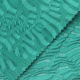 Jacquard Polyester Stretch Knit Fabric, 215 gsm — Green — photo 2