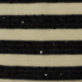 Black Stripes Jersey Knit — photo 2