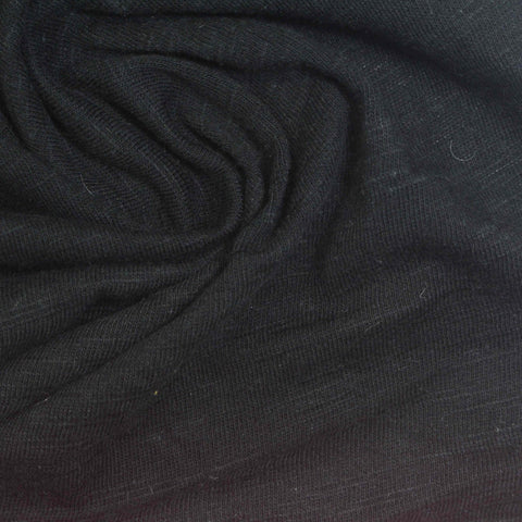 Dark Grey Marl Jersey Knit, Cotton, 165 gsm, 180 cm