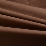 Cotton Stretch Twill Fabric, 250 gsm, 145 cm — Brown — photo 2