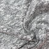 Black Marl Chunky Knit, Cotton-Poly — photo 2