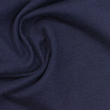 Printed French Terry Fabric, 240 gsm, 160 cm — Navy — photo 2