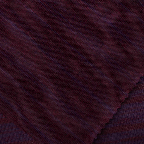 Purple Horizontal-Stripe Rib Knit, Viscose, 195 gsm