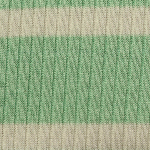 Light Green Check Rib Knit, Polyester