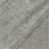 Grey Heathered-Marl Rib Knit, Viscose-Poly — photo 2