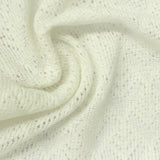 Cream Eyelet Chunky Knit, Viscose-Poly — photo 2