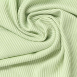 Polyester Stretch Rib Knit Fabric, 188 gsm, 165 cm — Green — photo 2