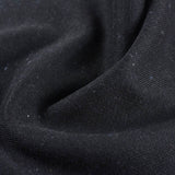 Dark Blue Marl Interlock Knit, Polyester — photo 2